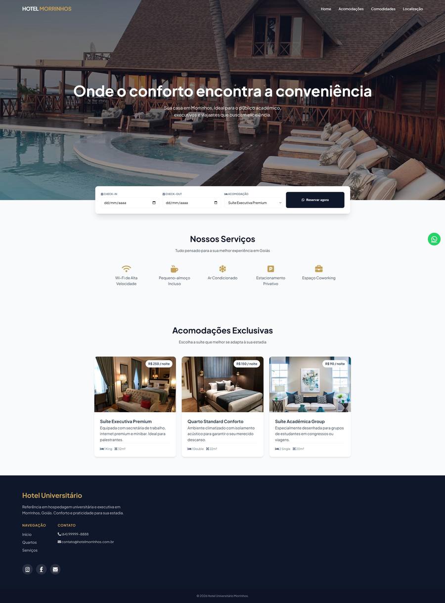Site para Hotel