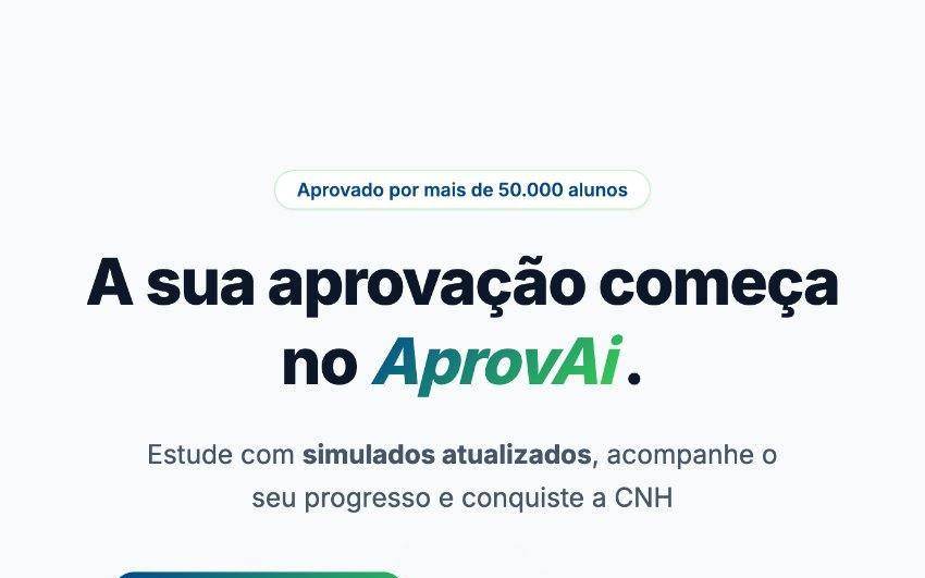 App AprovAÍ CNH